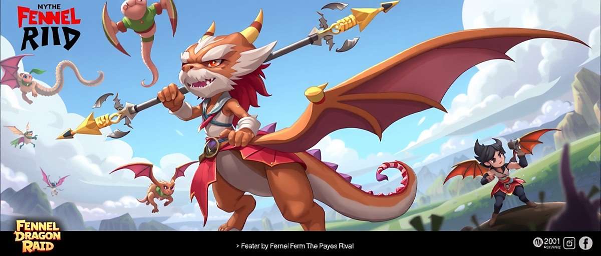 Fennel Dragon Raid Future Updates Concept art for upcoming Fennel Dragon Raid features including new characters and AR mode